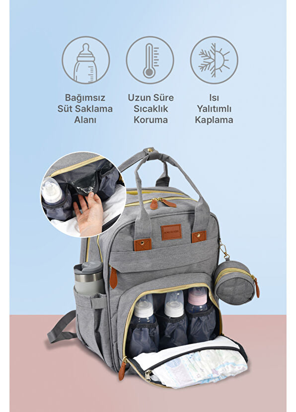 Çok Fonksiyonlu Bebek Bakım Çantası