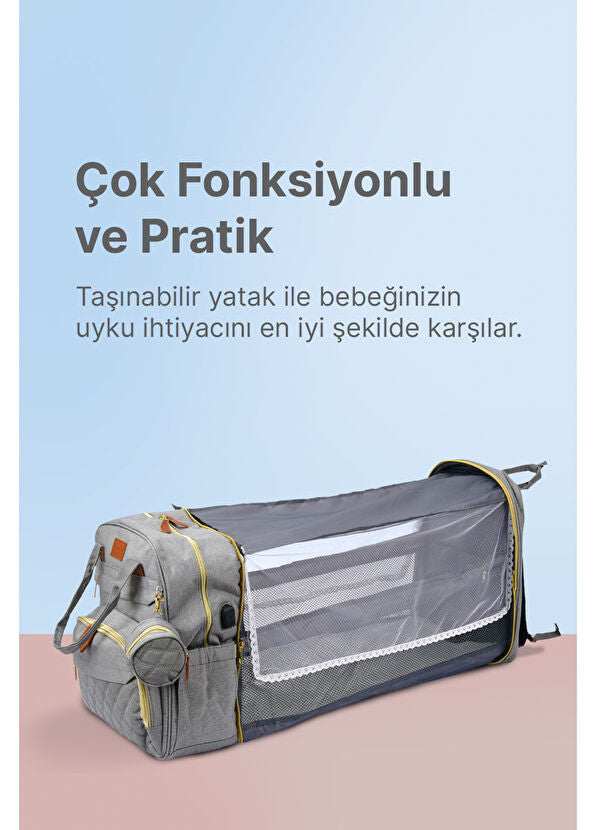 Çok Fonksiyonlu Bebek Bakım Çantası
